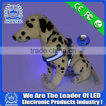 Hot Selling USB Rechargeable LED Dog Harness