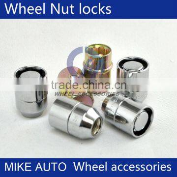 Wheel Nut Locks 12x1.5 With Rotatable Steel Ring / Anti Theft Nut