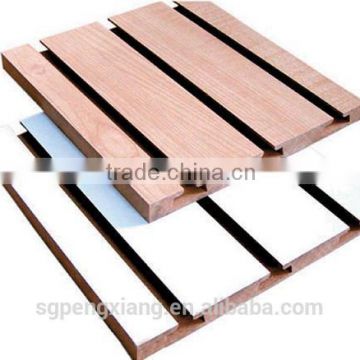 melamine Slotted mdf board