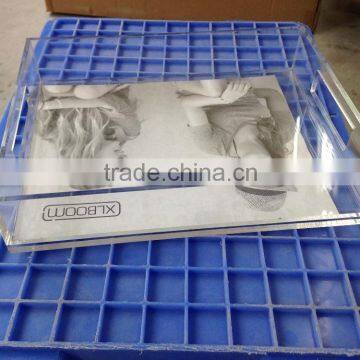 rectangular transparent acrylic tray wholesale