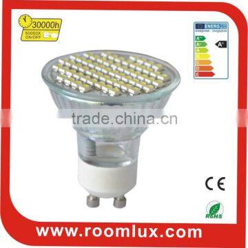 LED SMD Spotlight Glass GU10 3W