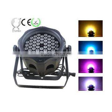 led stage wash light 54pcs*3w RGB 3in1 6000K waterproof IP67 led par light