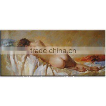 Nude woman oil painting impressionist style