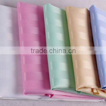 100% polyester jacquard stripe plain dyed colored hotel bathroom shower curtain