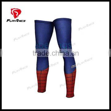 Sublimation Printing French Flag Sunscreen Custom Made Cycling Leg Warmer photo-5