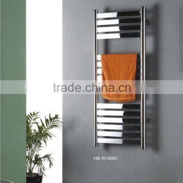 HB-R14 series bathroom hot water heated steel chromed ladder towel racks warmer towe rails radiator