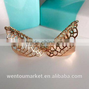 Full Finger Statement Ring Adjustable Armor Rose Gold Cockta Ring Birthday Christmas Gift photo-2
