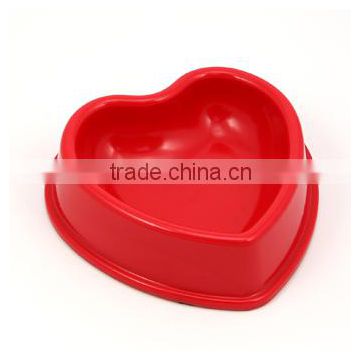 pet bowl/heart shaped pet bowl