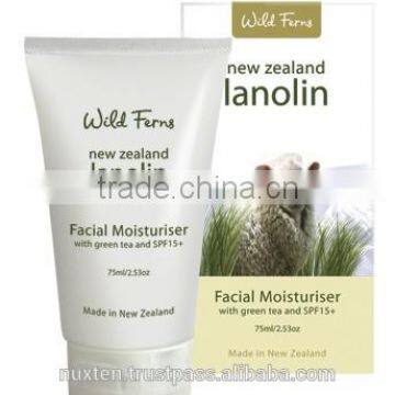 new Zealand skin care_Lanolin Facial Moisturiser with Green Tea & SPF 15+