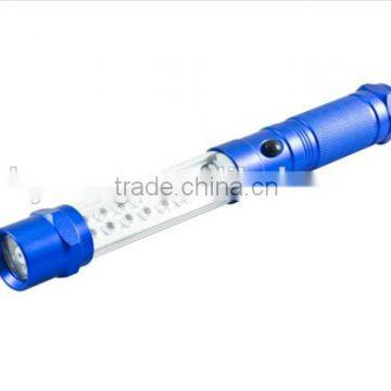 24led+1pc laser Aluminum working lamp with magnet camping torch