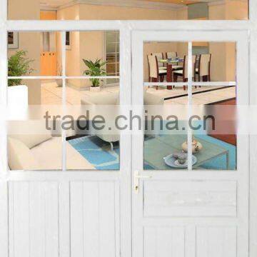 PVC casement door