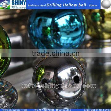 stainless steel hollow sphere with hole