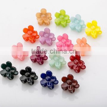 Womens Girls Kids cellulose acetate resin Arylic Bowknot Bow Cute Hair Claw Clips Accessories Red