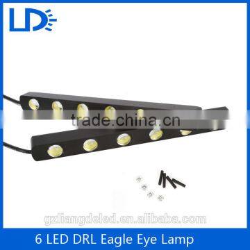 6 LEDs high brightness super led drl eagle eye lamp eagle eye lights led drl