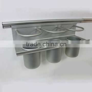 high quality cheap price 2013 Wall hanging Aluminum Kitchen rack