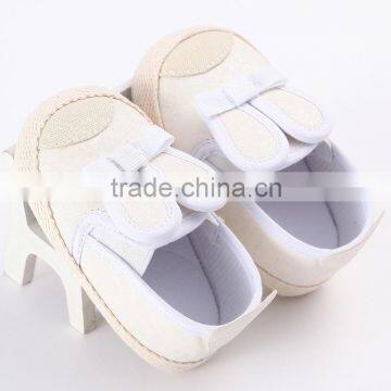 2016 Cute Baby White Canvas Shoes Wholesale photo-4