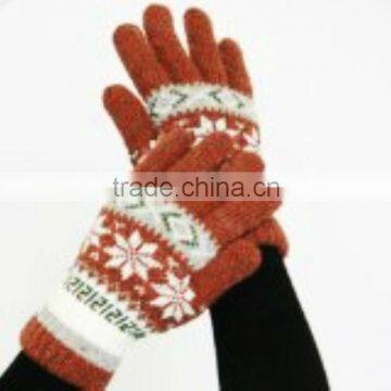 2013Winter Knit Glove Colorful Ladies Mitten Mobile Fingerless 100% Acrylic Knit Glove Magic Children's Babyset Logo Baby&Lady