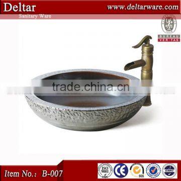 Artistic wash basin for sale_Middle east country style vanity basin_foshan sanitary ware direct