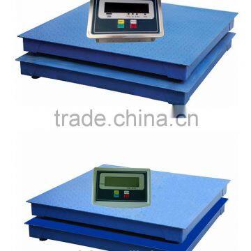 1.2m-1.2m 2Ton LCD Floor Platform Balance / 3TON Weoigh-bridge Floor Scale