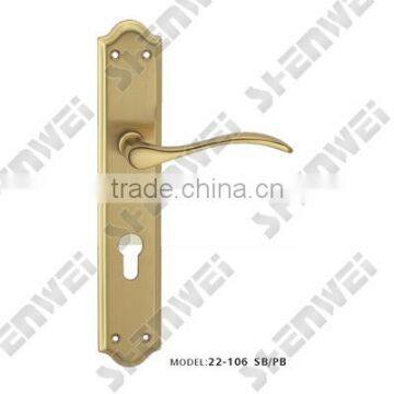 22-106 SB/PB furniture hardware brass door handle