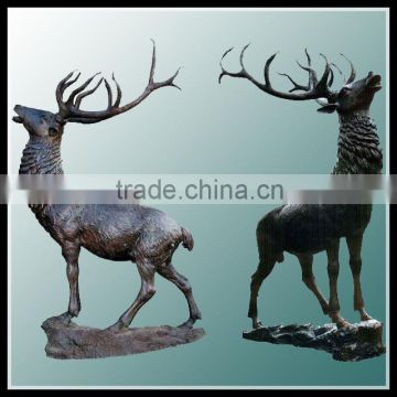 Cheap Bronze Deer Statues For Garden Decoration