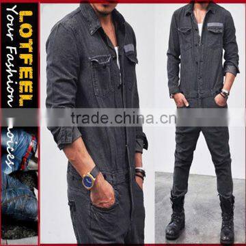 Vintage Workwear Denim Jumpsuit jean mens jeans in pakistan karachi mens designer jeans(LOTM049)