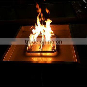 Square Magnesia Gas Fire Pit Table