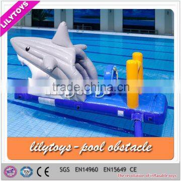 Wonderful design inflatable pool obstacle/cute inflatable floating game/EN15649