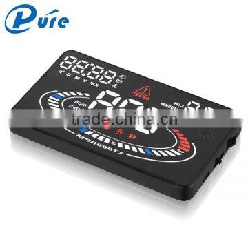 OBD II Vehicle HUD Display 5.5 Inch Screen With 2D Visual Effect