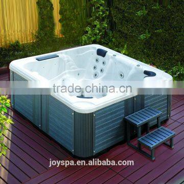 Luxury massage 6 person outdoor swimming bathtub hot tubs spa with TV