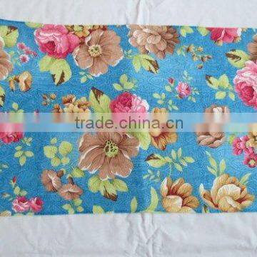 Full printed microfiber towels(flower design)