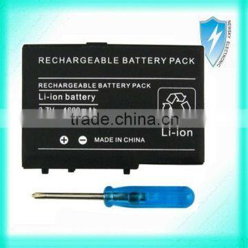 New for ds lite 1600mAh 2000MAH battery with screwdriver for ds lite