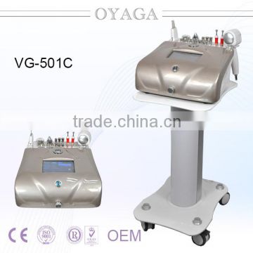 Vg-501C A 5 in1 Diamond Dermabrasion Beauty Machine with Ultrasonic /Skin Scrubber /Diamond Peel /Cold & Hot Hammer/BIO