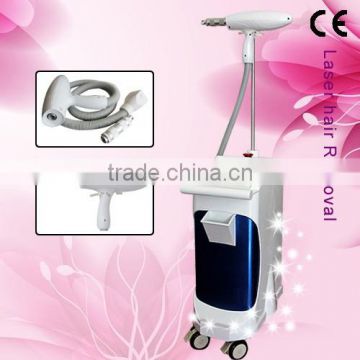 Tattoo Removal Laser Equipment Permanant Effect Nd Yag Laser Hair Removal Machine For Black Skin Varicose Veins Treatment