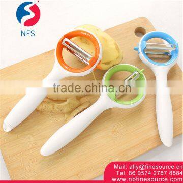 2 In 1 Citrus Carrot Orange Apple Potato Peeler Manual Fruit Magic Stainless Steel Vegetable Peeler