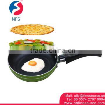 12/14/16cm Fry Pan Non Stick Food Master Non-stick Frying Cooking Aluminum Pan