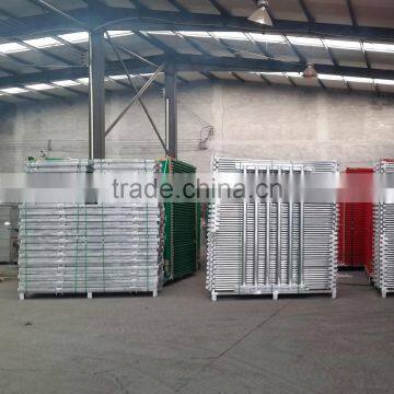 Cheap 40mm*80mm galvanized oval tube style sheep cattle panel for farm fence systerm wholesale and manufacture