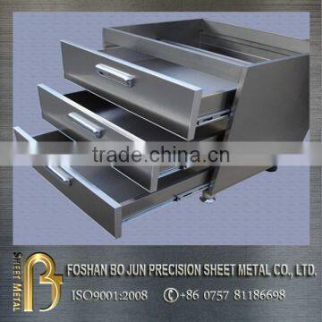 OEM Stainless Steel Custom 3 Drawers Kitchen Cabinet