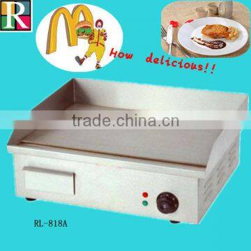 High capacity the ce electric round griddle