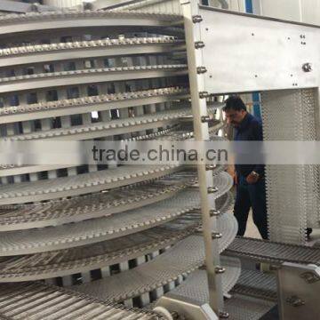 spiral freezer with low noise export to Zambia UAE Italy