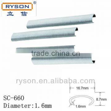 good quantity pneumatic staples C ring hog ring for spring mattress manufacture