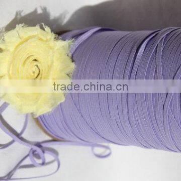 Lavender Skinny Elastic DIY Headbands, Hairbows Elastic Band String