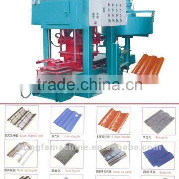 SMY8-150 concrete cement pressure colour roof and floor tiles making machine