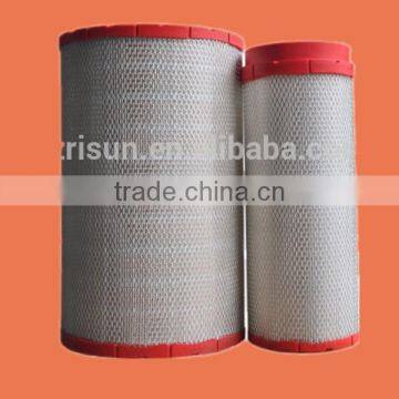 OEM Air filter AF26557 AF26558 AA90139 for construction machines