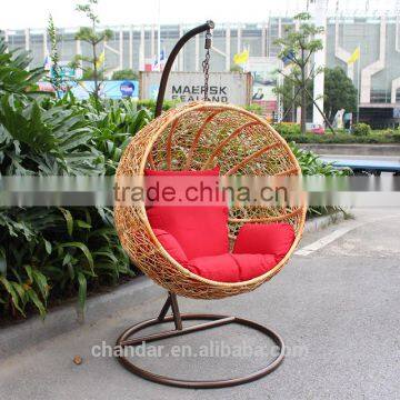 Rattan swing chair,Reclining outdoor swing chair,Wicker swing chair