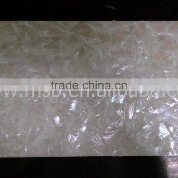 Triangle white coated MOP shell paper for inlay