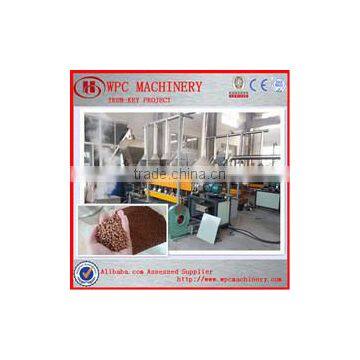 wpc pe granulator recycle machine