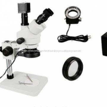 New arrivals VGA Video Camera 7-45X Trinocular stereo microscope for Phone Logic Board Repair