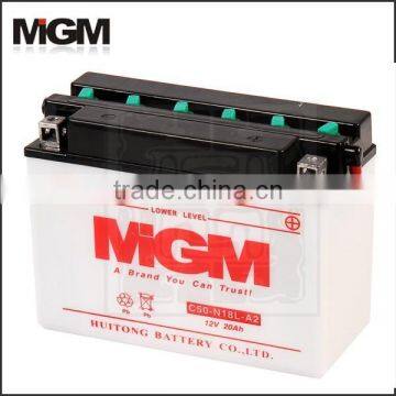 Motorcycle Battery C50N-18L-A3,motorcycle Parts Dry Battery