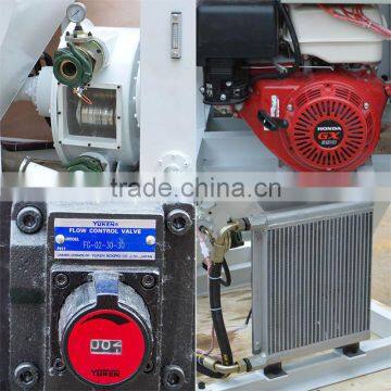 1.5 to 3.5 Mpa Dome Construction Peristaltic Hose Gasoline Small Concrete Shotcrete Pump photo-3